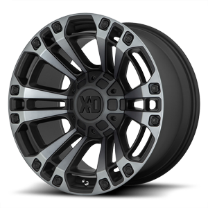 XD851 monster 3 satin black with grey tinted clear coat