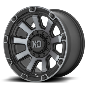 XD853 gauntlet gloss black machined with gray tint