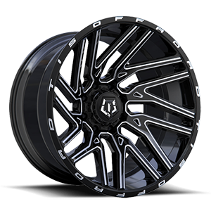 554BM gloss black milled