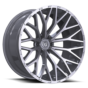 566BSM gloss silver with brushed face
