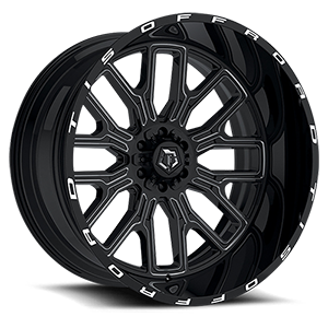 560BM black with milled accents