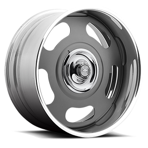US Mags big slot US405 matte grey with chevy disc brake cap