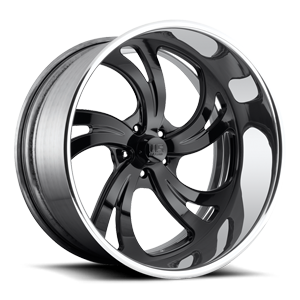 US Mags kompressor 5 gloss black with polished lip