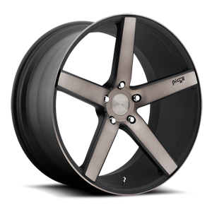 milan M134 black and machined with dark tint