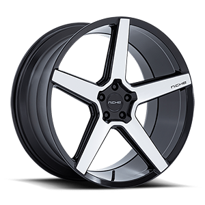 modena NC283 gloss black with machined face
