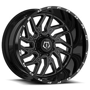 TIS 544BM gloss black with CNC milled accents
