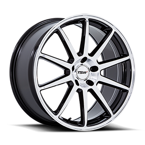TSW canard gloss black with machined face