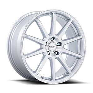 TSW canard gloss silver with machined face