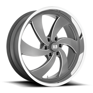 US Mags desperado six U133 anthracite and milled with diamond cut lip