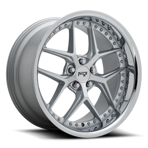 vice M225 silver with chrome lip
