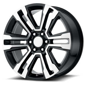 PR182 gloss black machined
