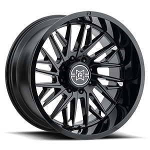 MR801 gloss black milled