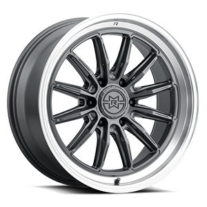 MR803 gloss titanium with machined lip