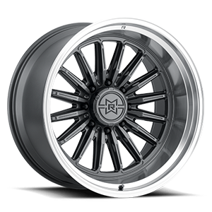MR803 gloss titanium with machined lip