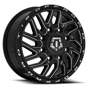 TIS 544BM dually gloss black milled